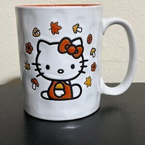 Sanrio Hello Kitty Fall Ceramic Mug 17oz Autumn NEW